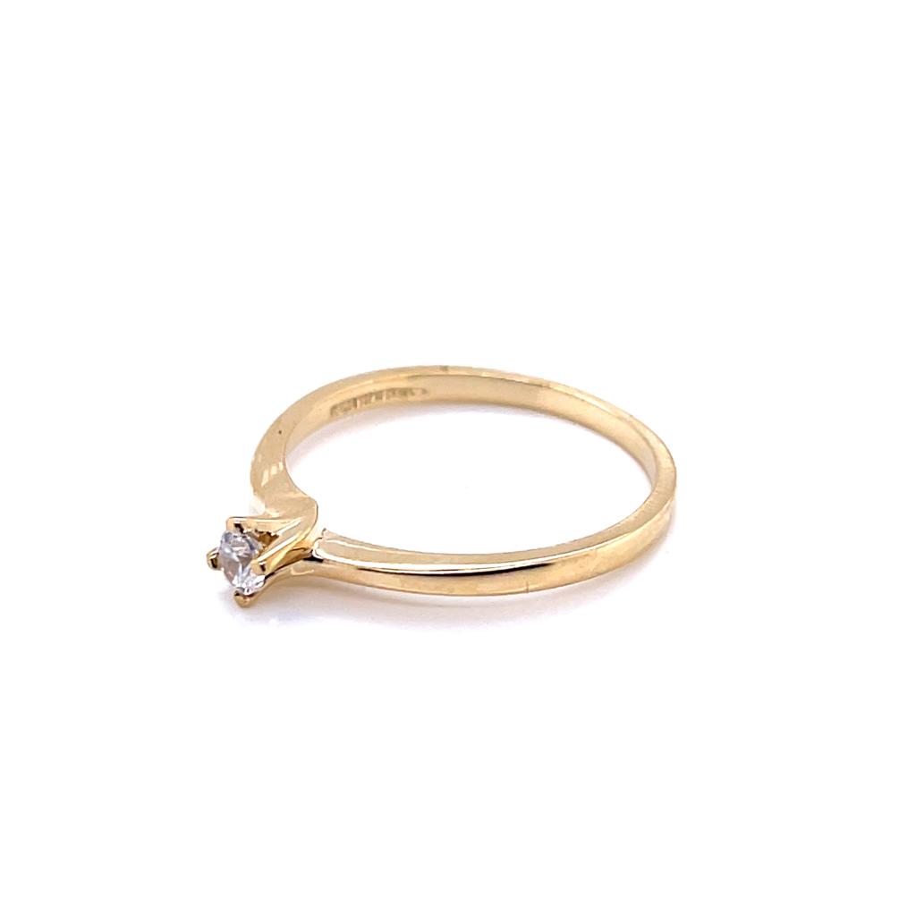 Anillo compromiso Oro 10k #9357