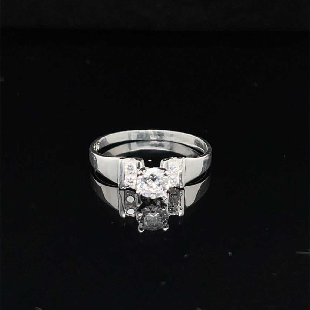 Anillo compromiso Plata #8997