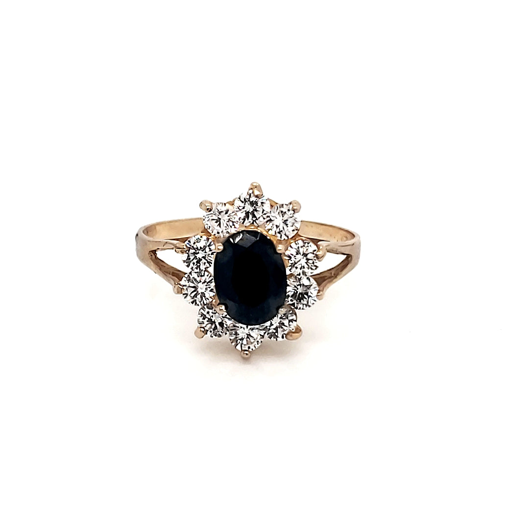 Anillo Oro Dama 10k #6784