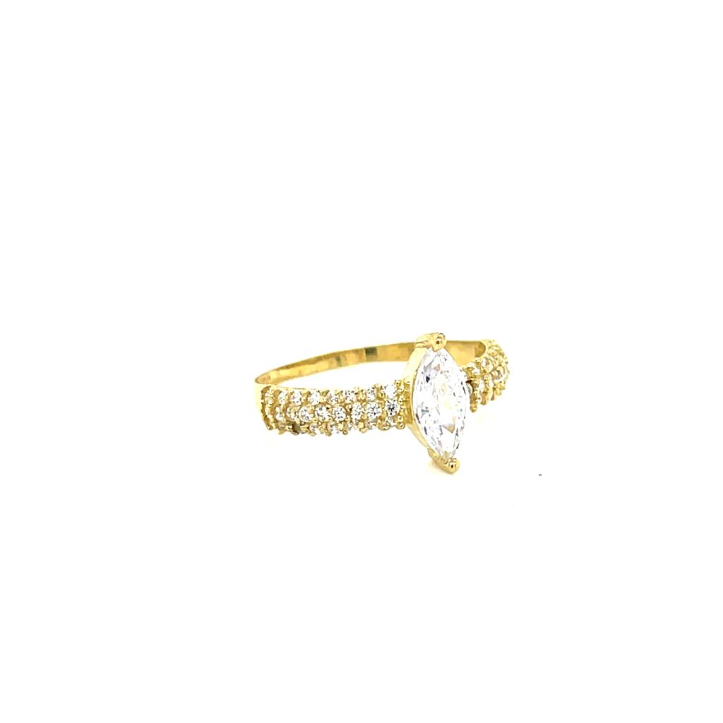 Anillo Dama Oro 10k #9792