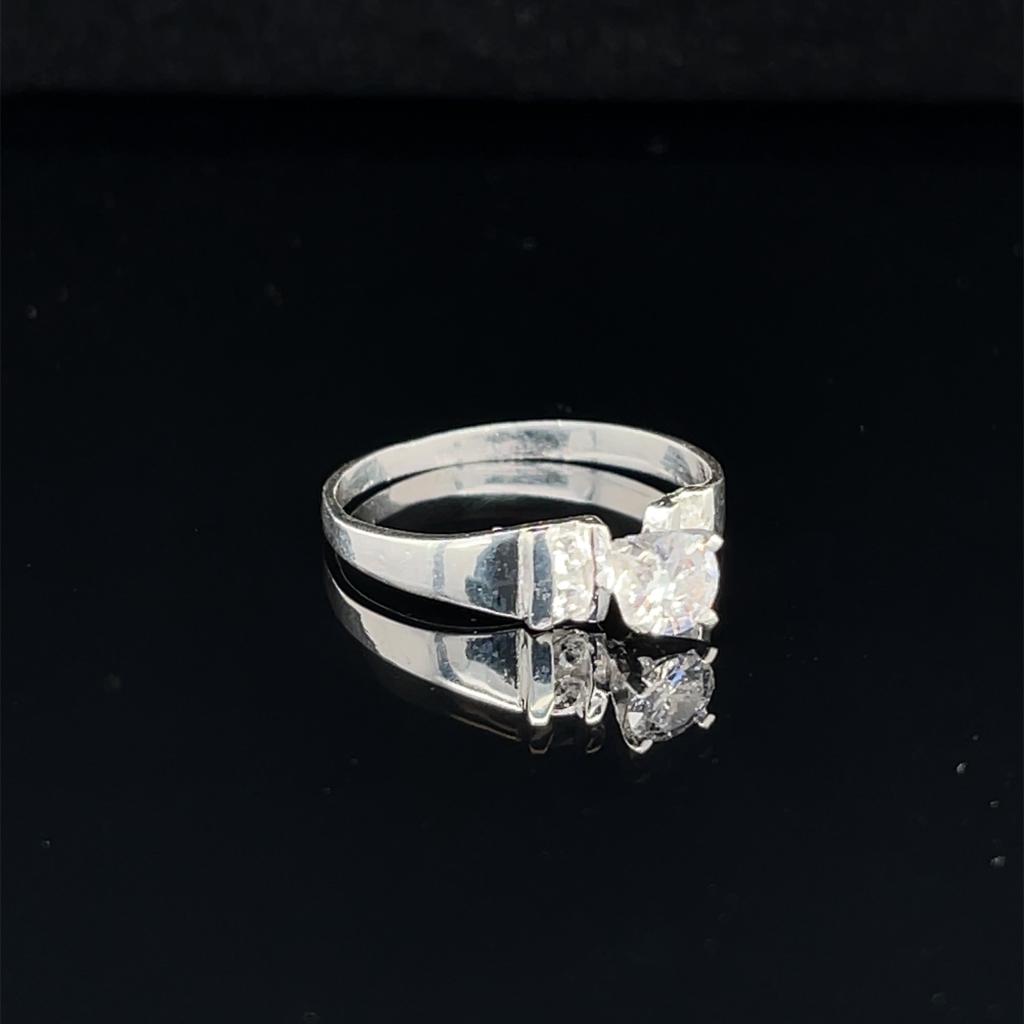 Anillo compromiso Plata #8997