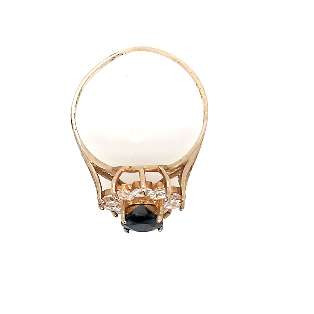 Anillo Oro Dama 10k #6784