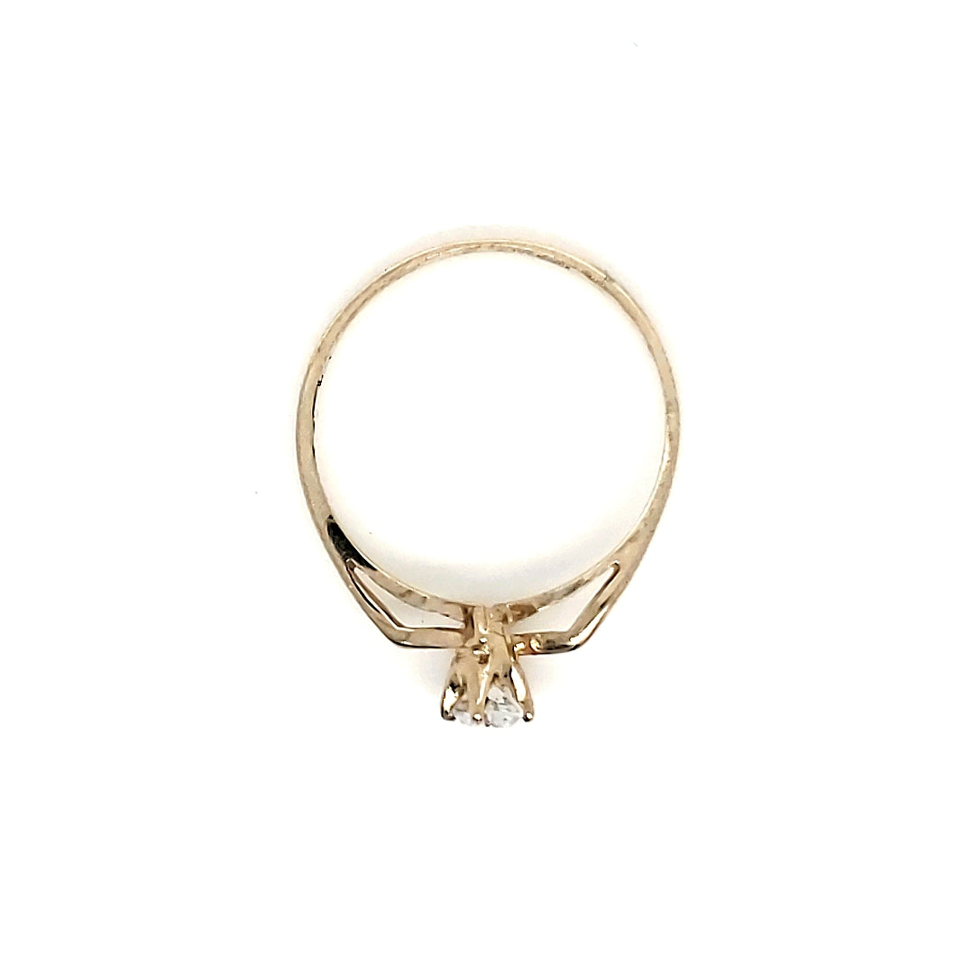 Anillo compromiso Oro 10k #6474