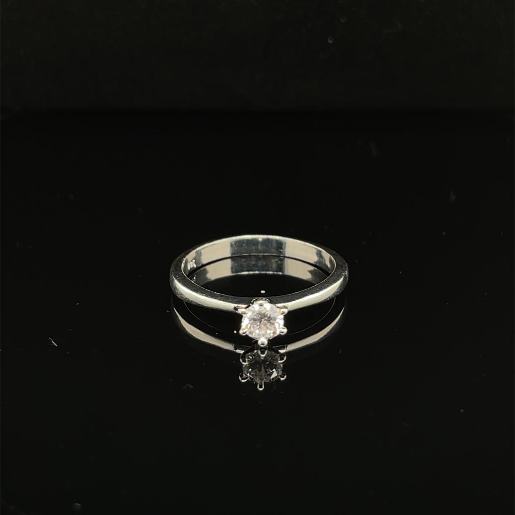 Anillo compromiso Plata #8982