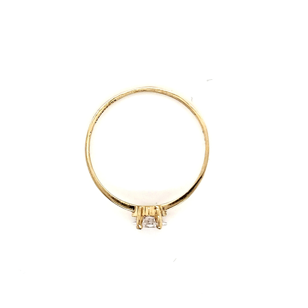 Anillo compromiso Oro 10k #4310