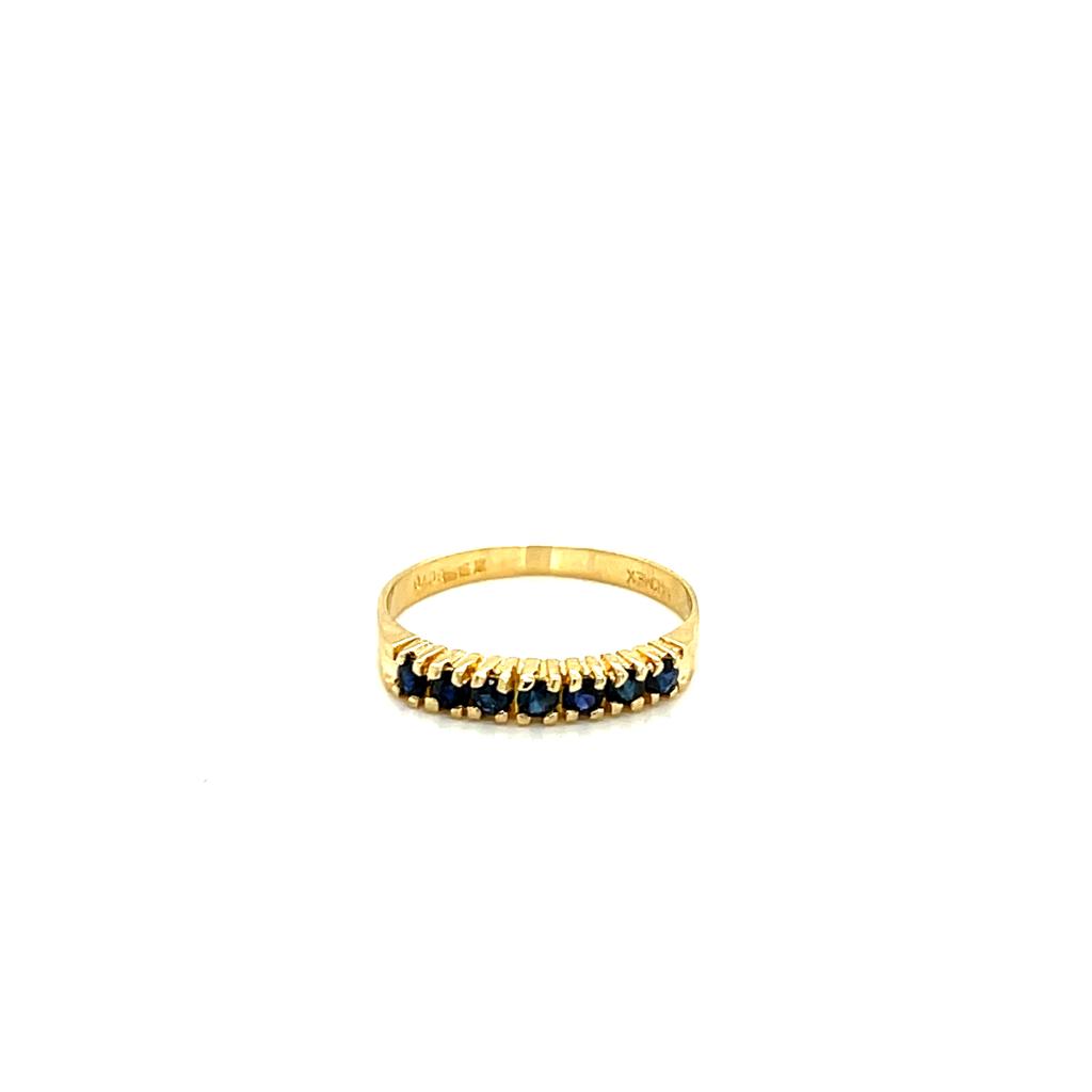 Churumbela Oro 14k Amarillo .41 Ct TW Zafiro #9763