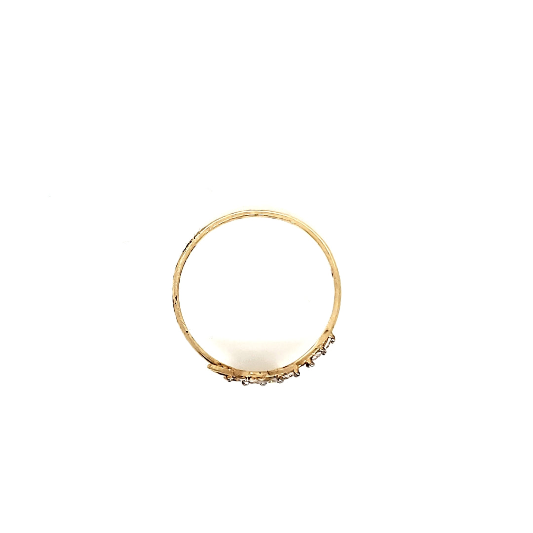 Anillo Oro 10k 15 años #5894