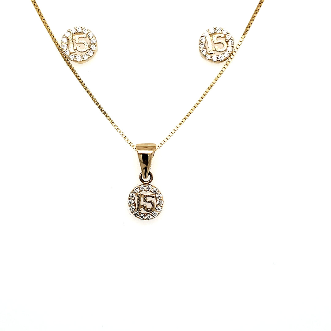 Juego Oro 14k #6610