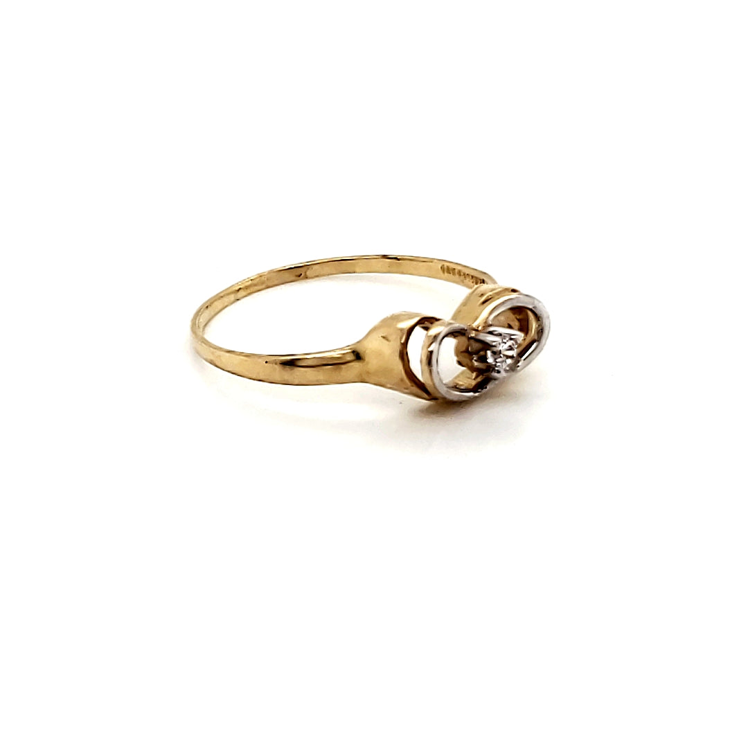 Anillo compromiso Oro 10k #5372