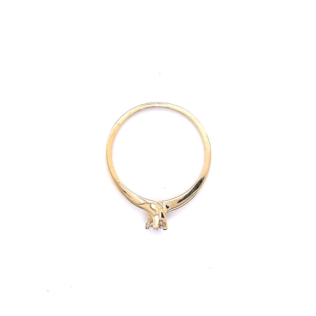 Anillo compromiso Oro 10k #9357