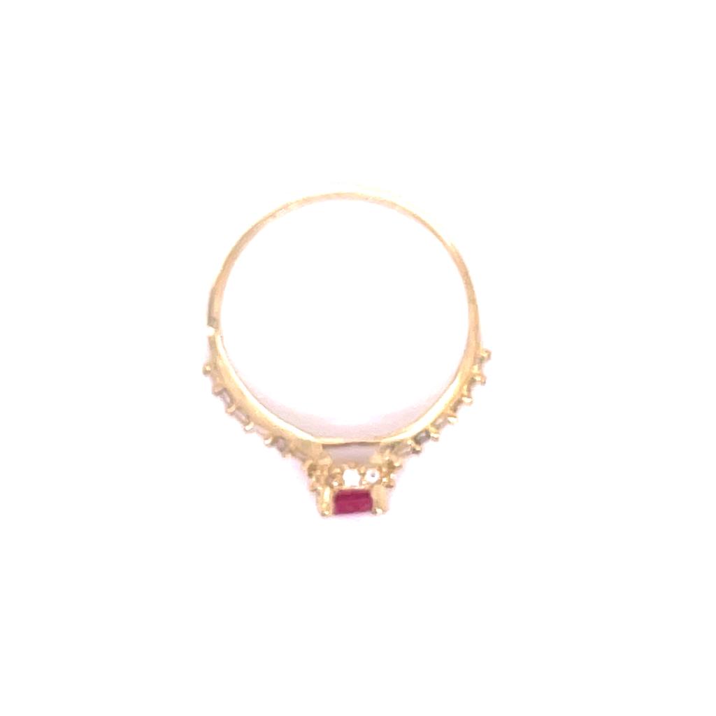 Anillo Dama Oro 10k #9329