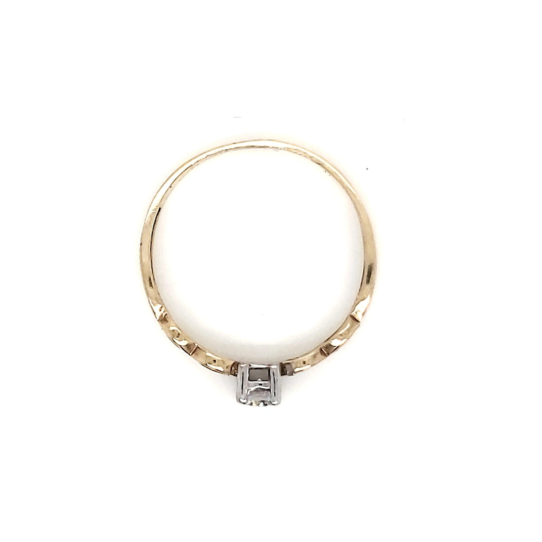 Anillo compromiso Oro 10k #4307