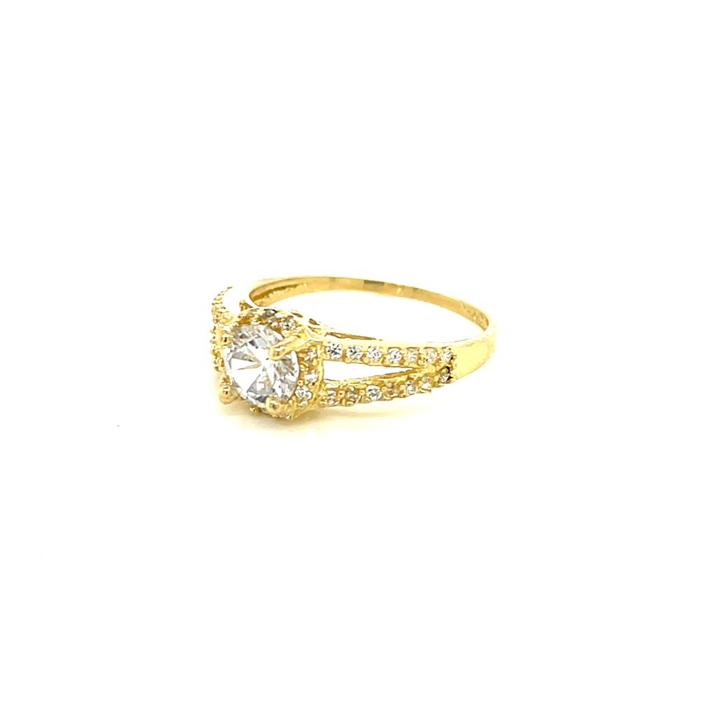 Anillo Dama Oro 10k #9796