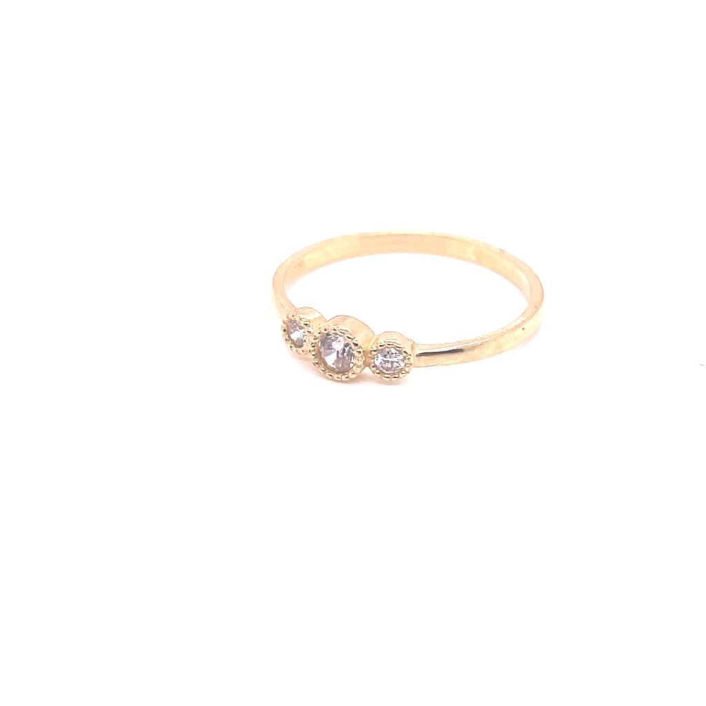 Anillo Dama Oro 10k #9327