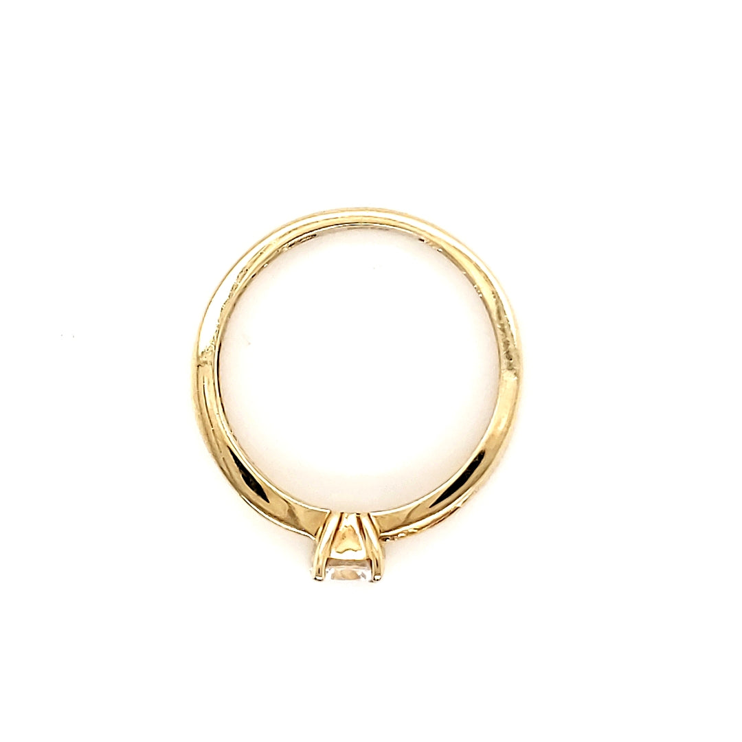 Anillo compromiso Oro 14k Amarillo #7884