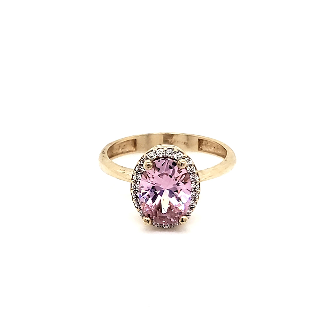 Anillo Oro Dama 10k #6445