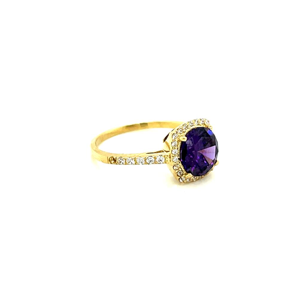 Anillo Dama Oro 10k #9798