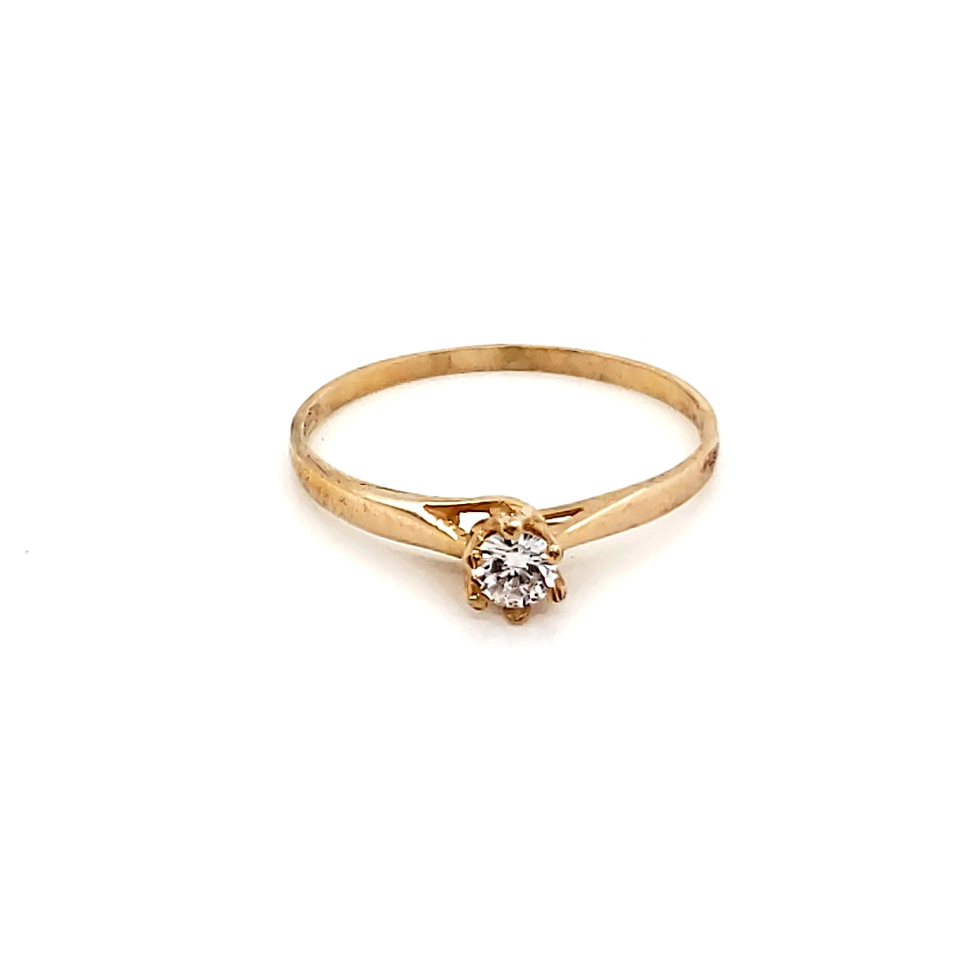 Anillo compromiso Oro 10k #6792