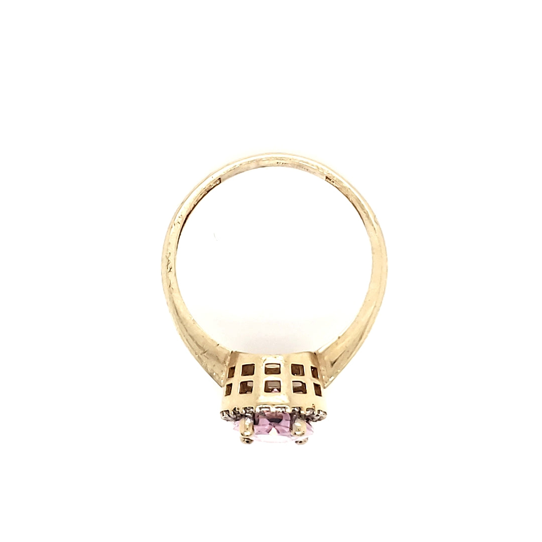Anillo Oro Dama 10k #6445