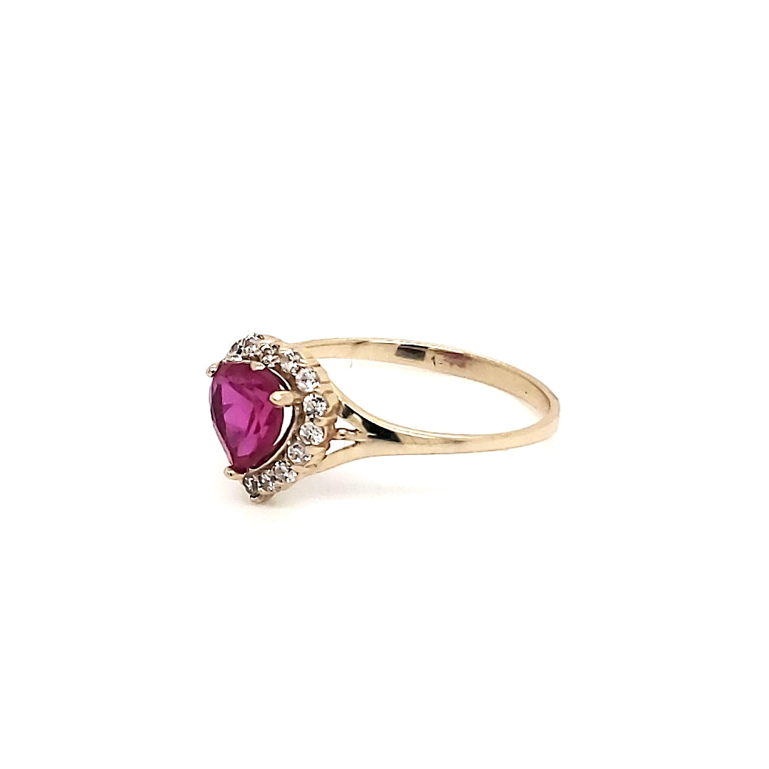 Anillo Oro Dama 14k #1858
