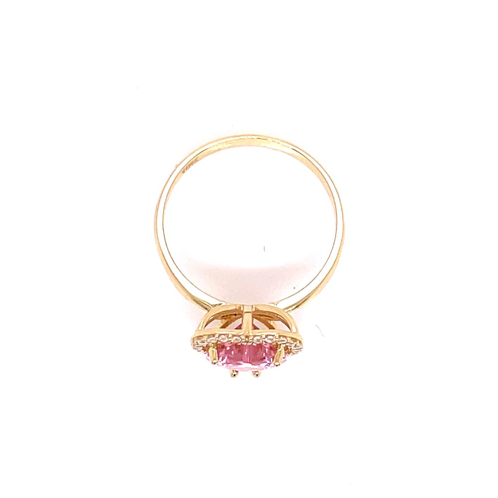 Anillo Oro Dama 10k #9081