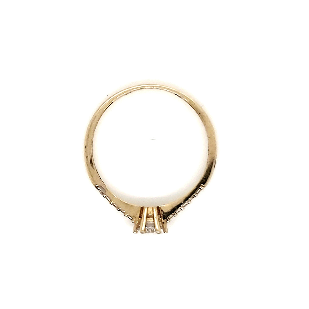 Anillo compromiso Oro 10k #6455