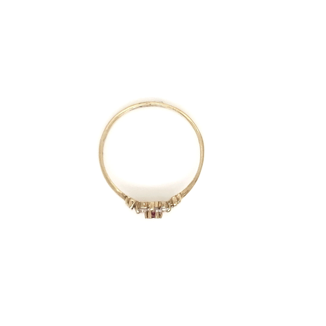 Anillo Oro Dama 10k #5904