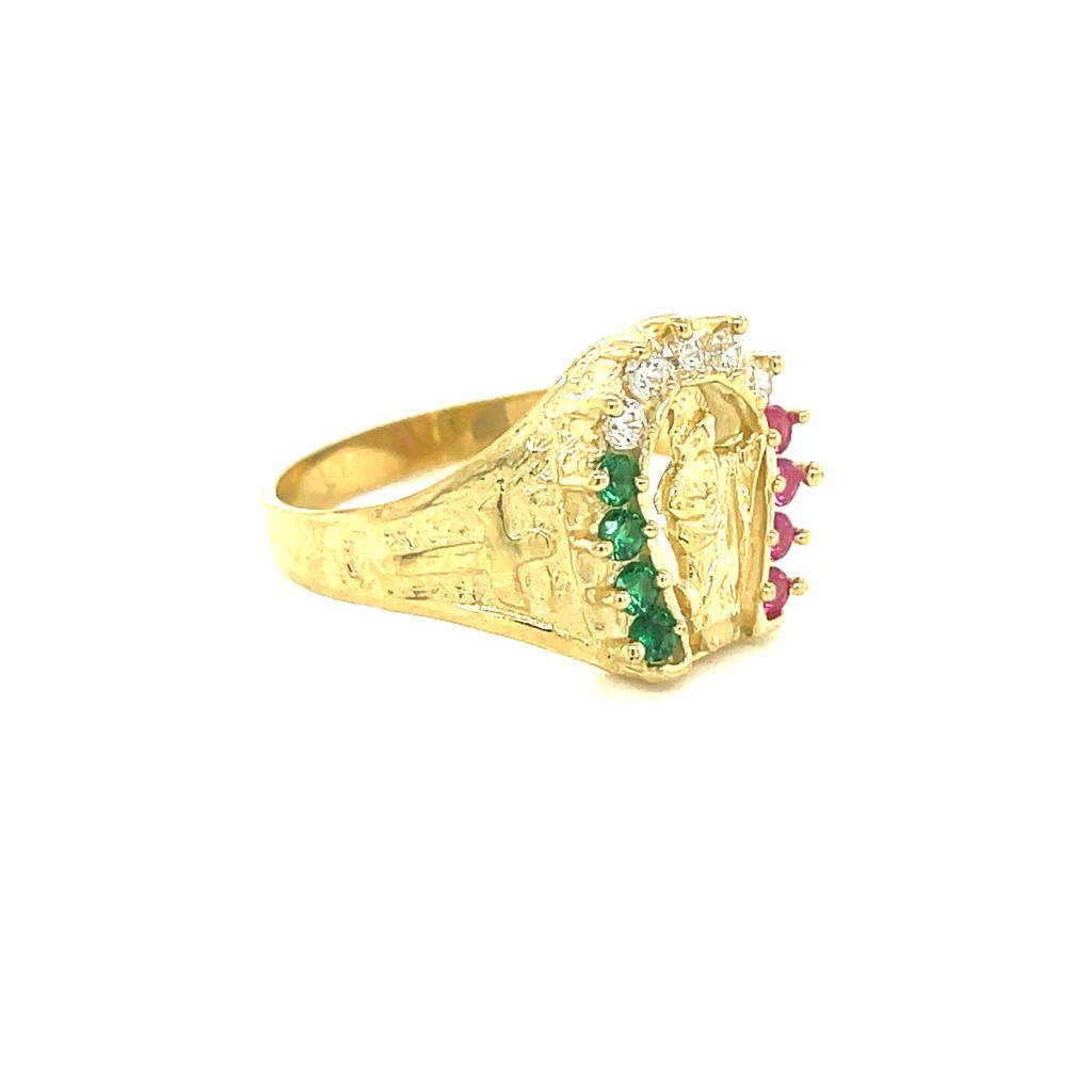 Anillo Caballero Oro 10k #9803