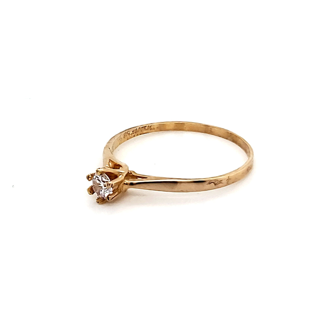 Anillo compromiso Oro 10k #6792