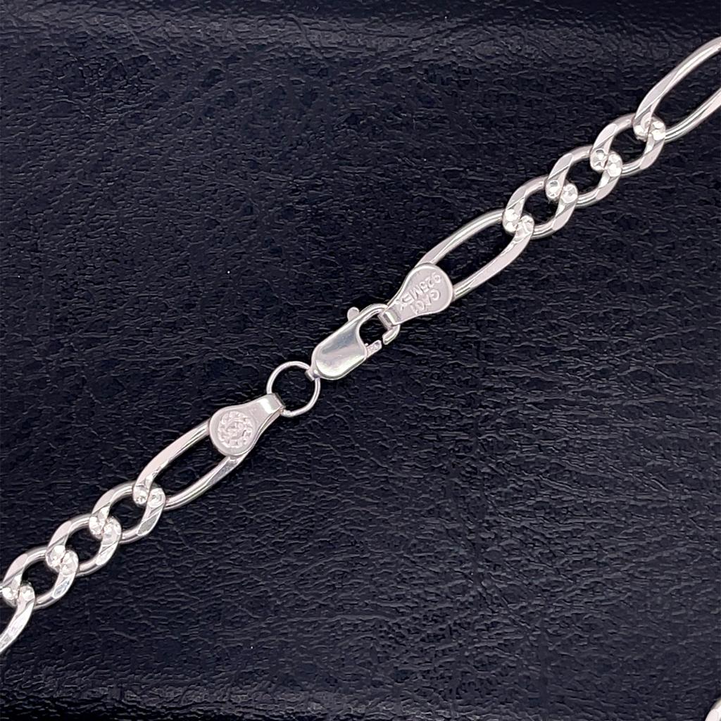 Cadena Caballero Plata #9454