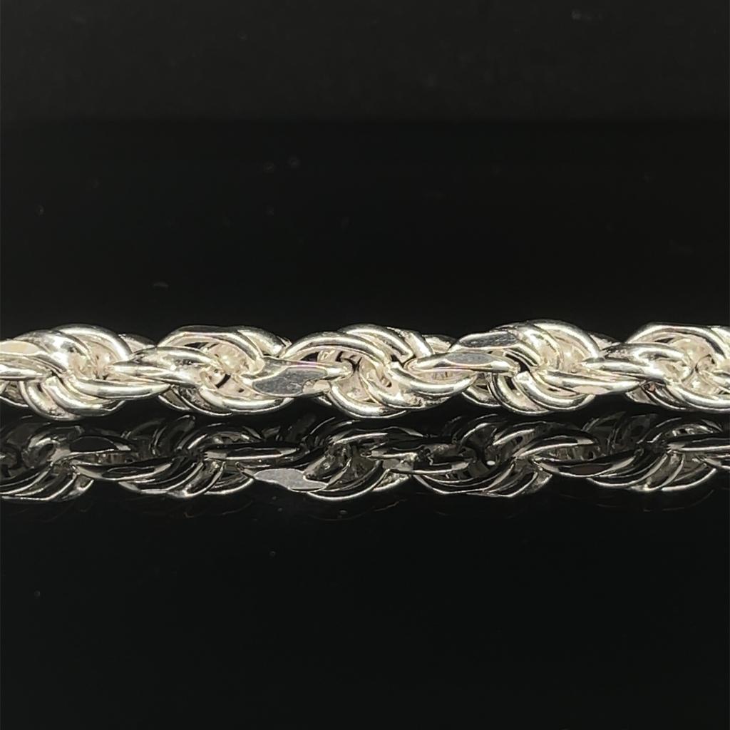 Cadena Caballero Plata #8957