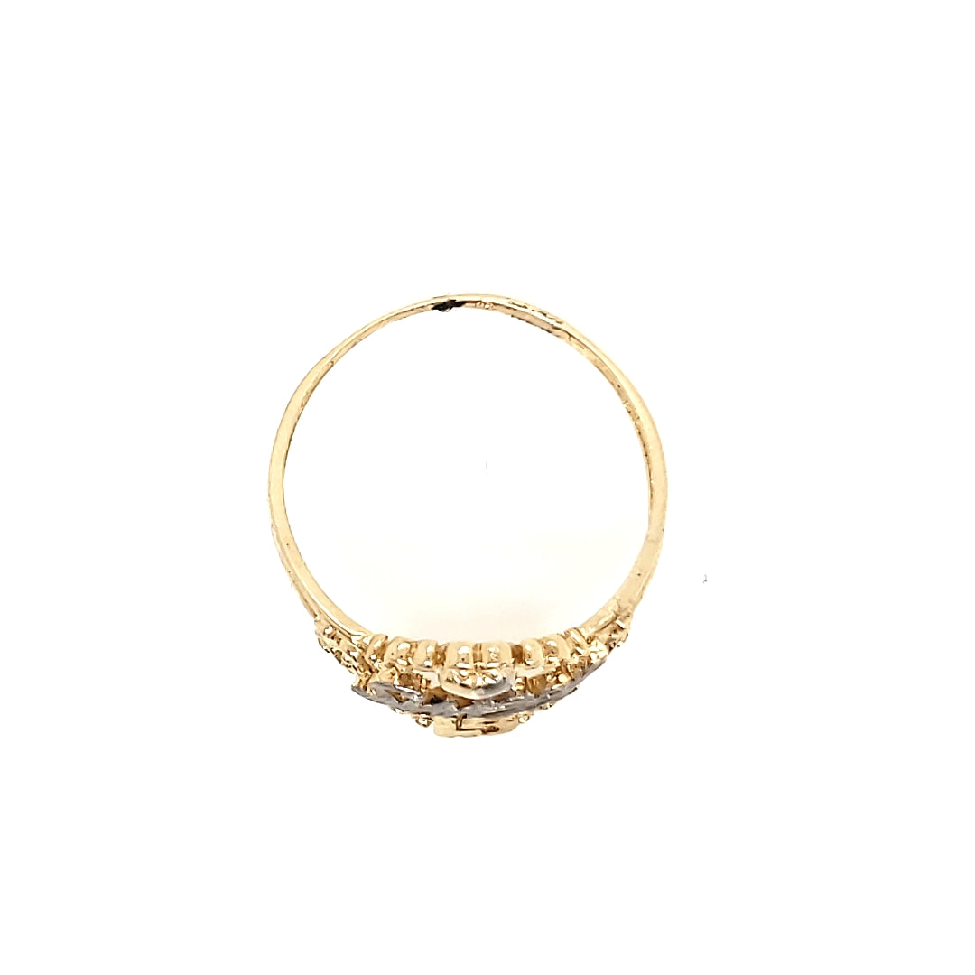 Anillo Oro 10k 15 años #7548