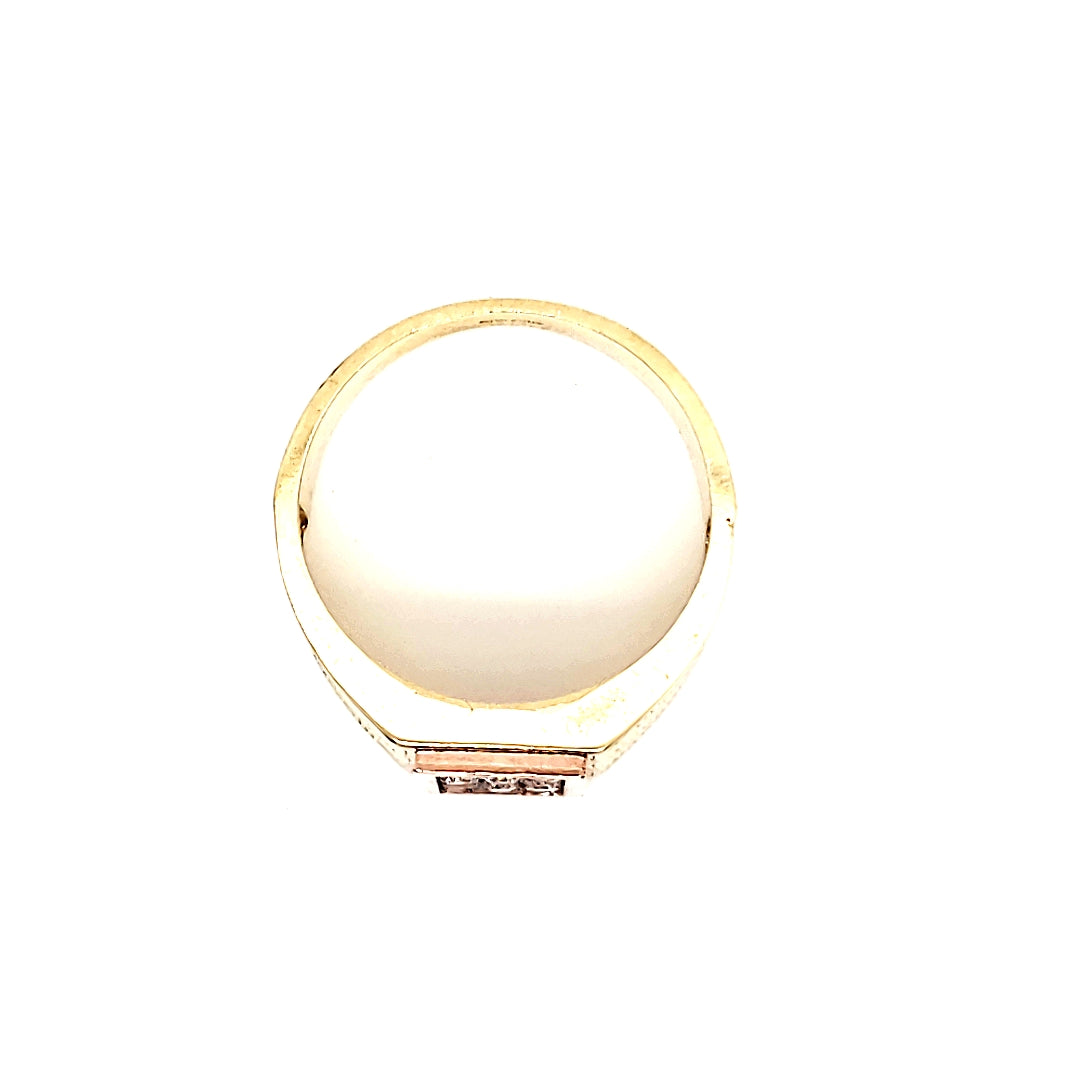 Anillo Caballero Oro 10k #8001