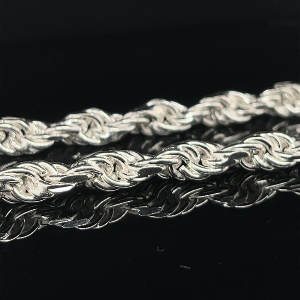 Cadena Caballero Plata #8957