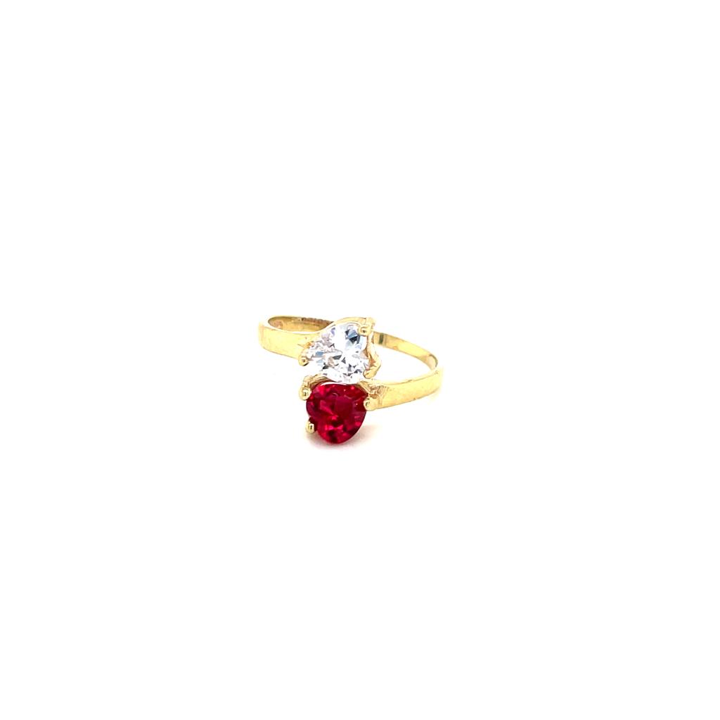 Anillo Dama Oro 10k #9582