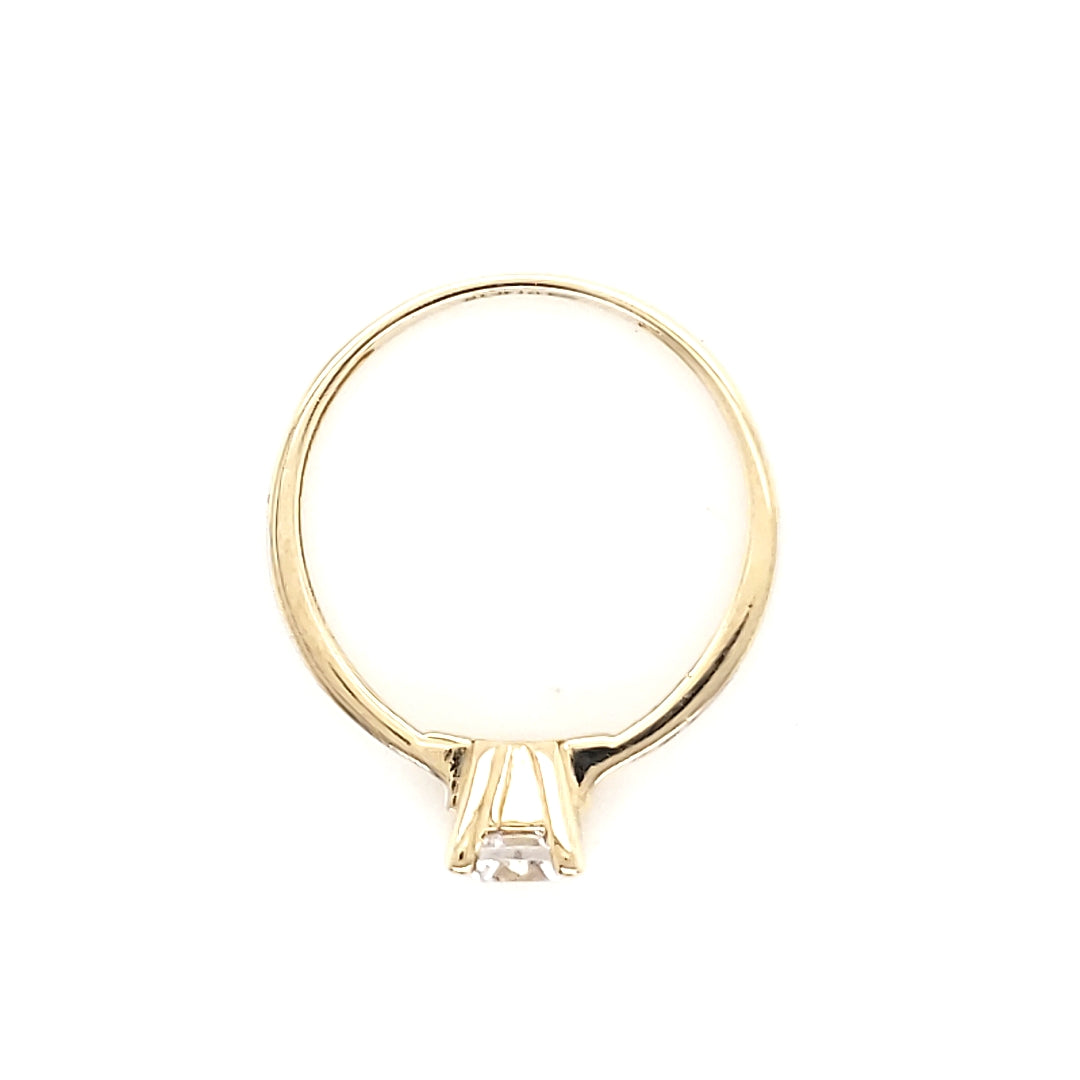 Anillo compromiso Oro 14k #7905
