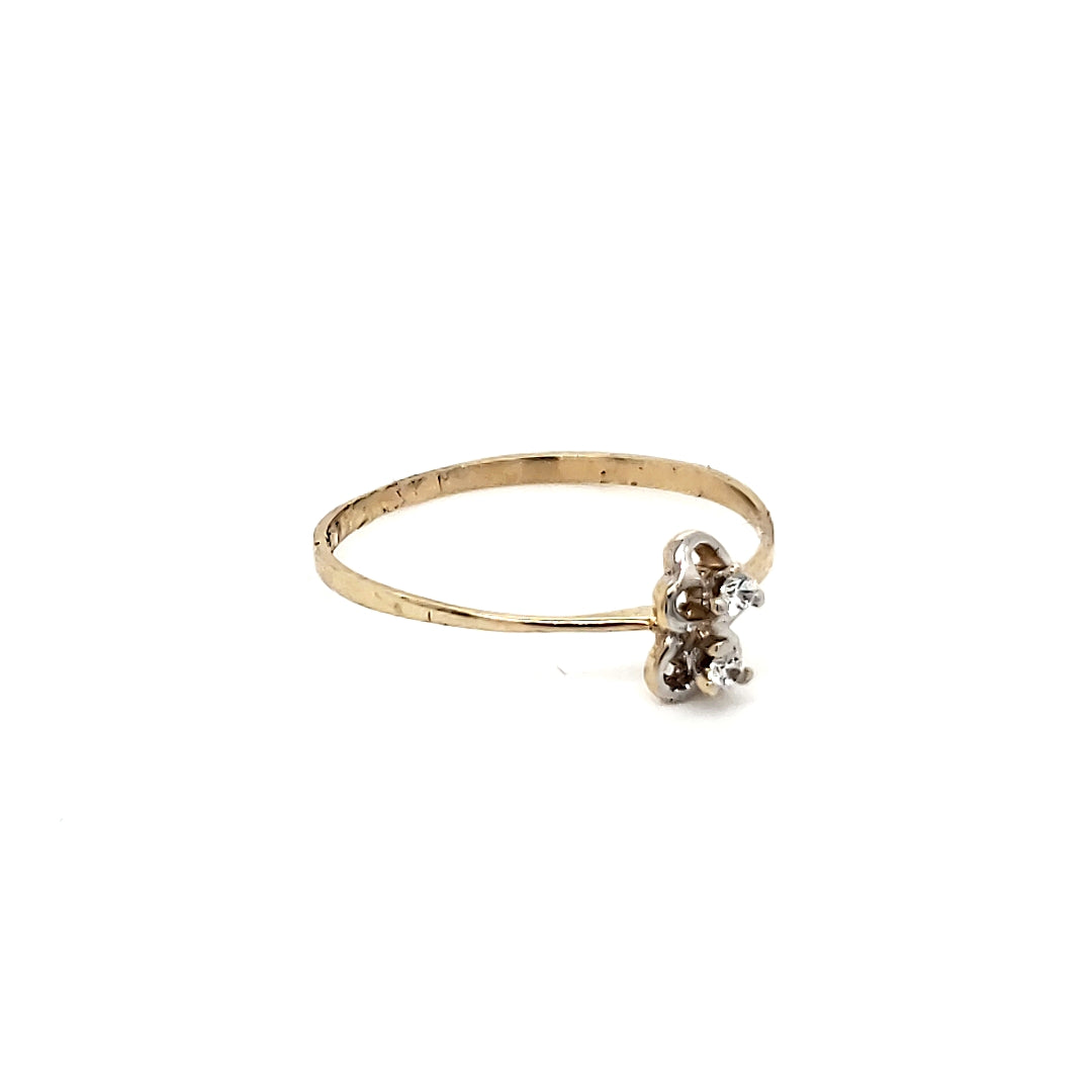 Anillo Oro Dama 10k #7539