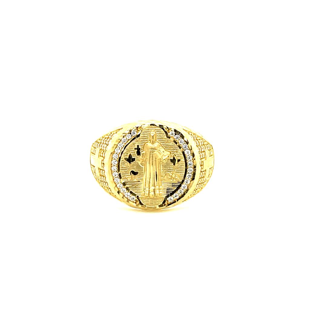 Anillo Caballero Oro 10k #9811