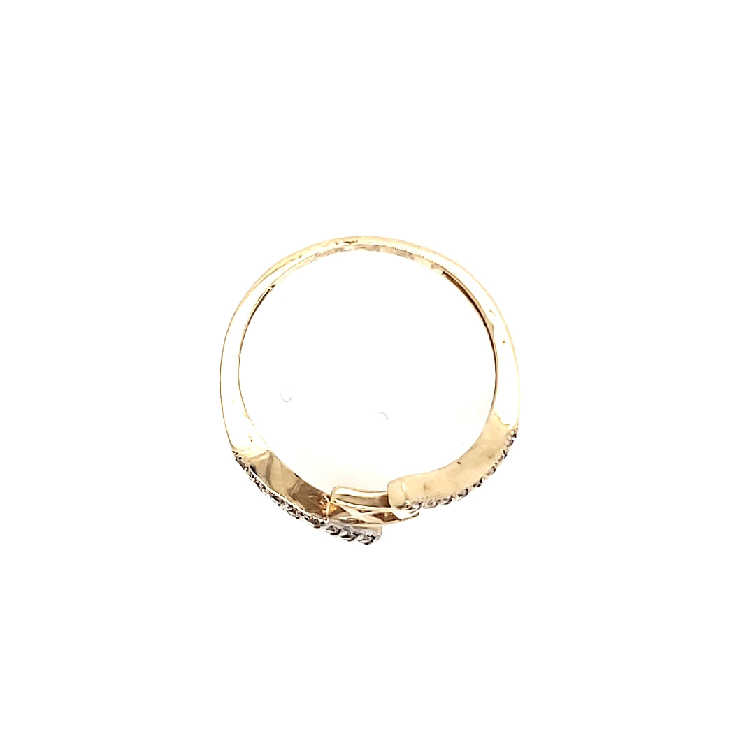 Anillo Oro 10k 15 años #6434