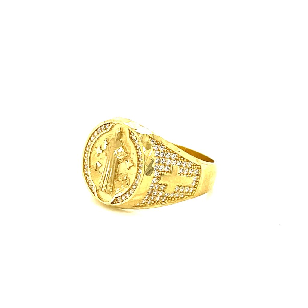 Anillo Caballero Oro 10k #9811