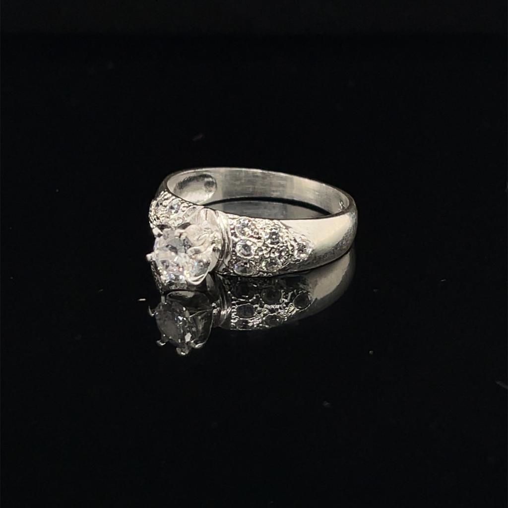 Anillo compromiso Plata #8987