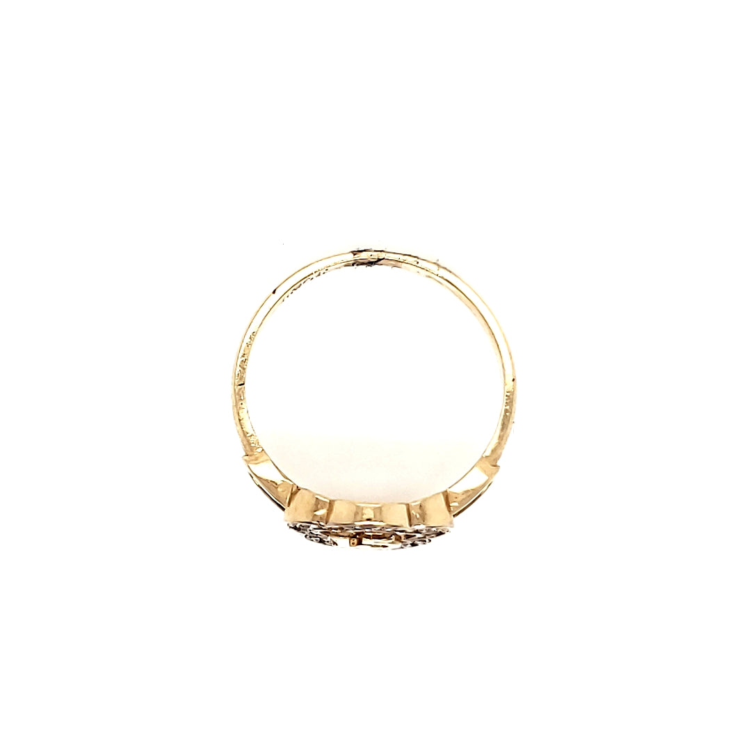 Anillo Oro 10k 15 años #6436