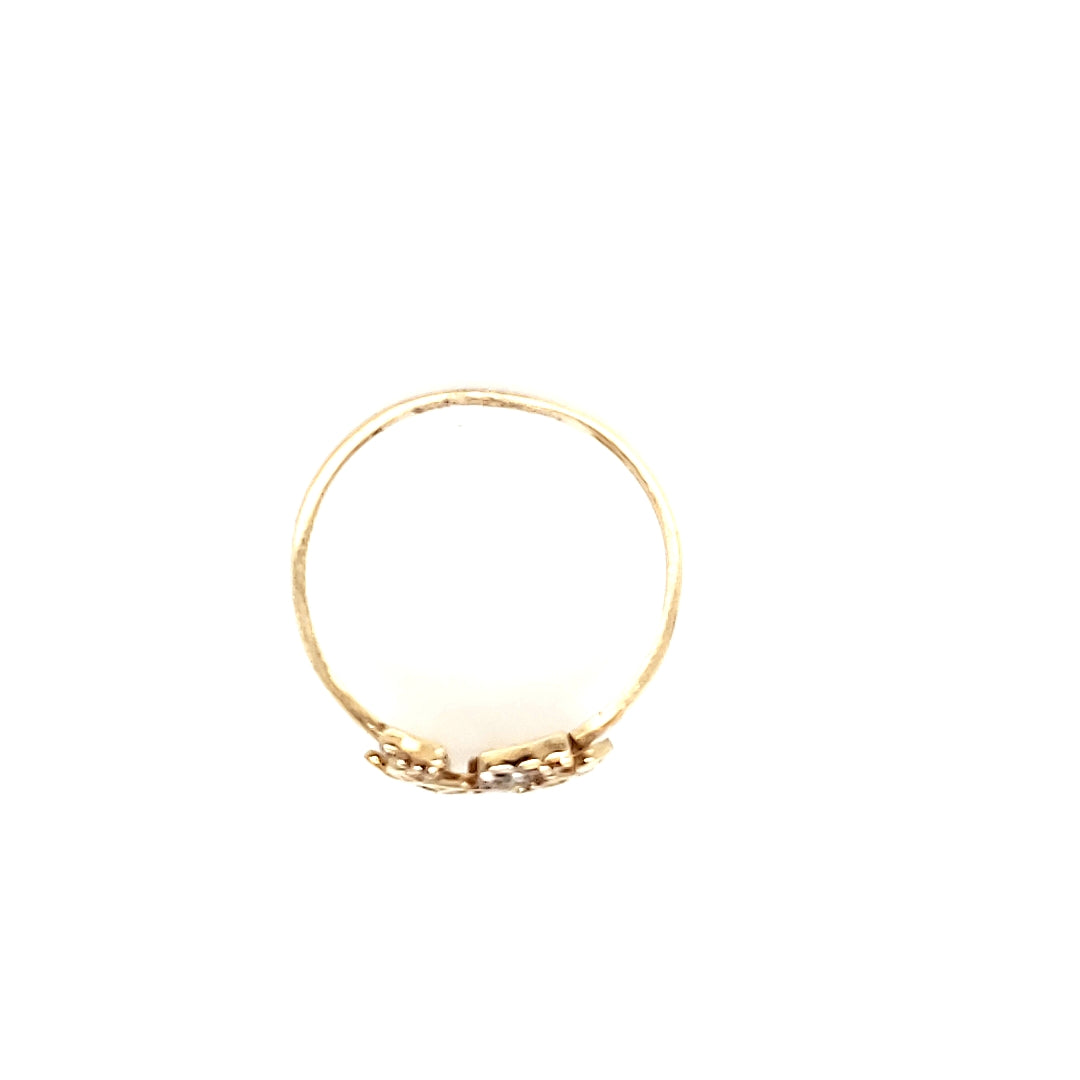 Anillo Oro 10k 15 años #7545
