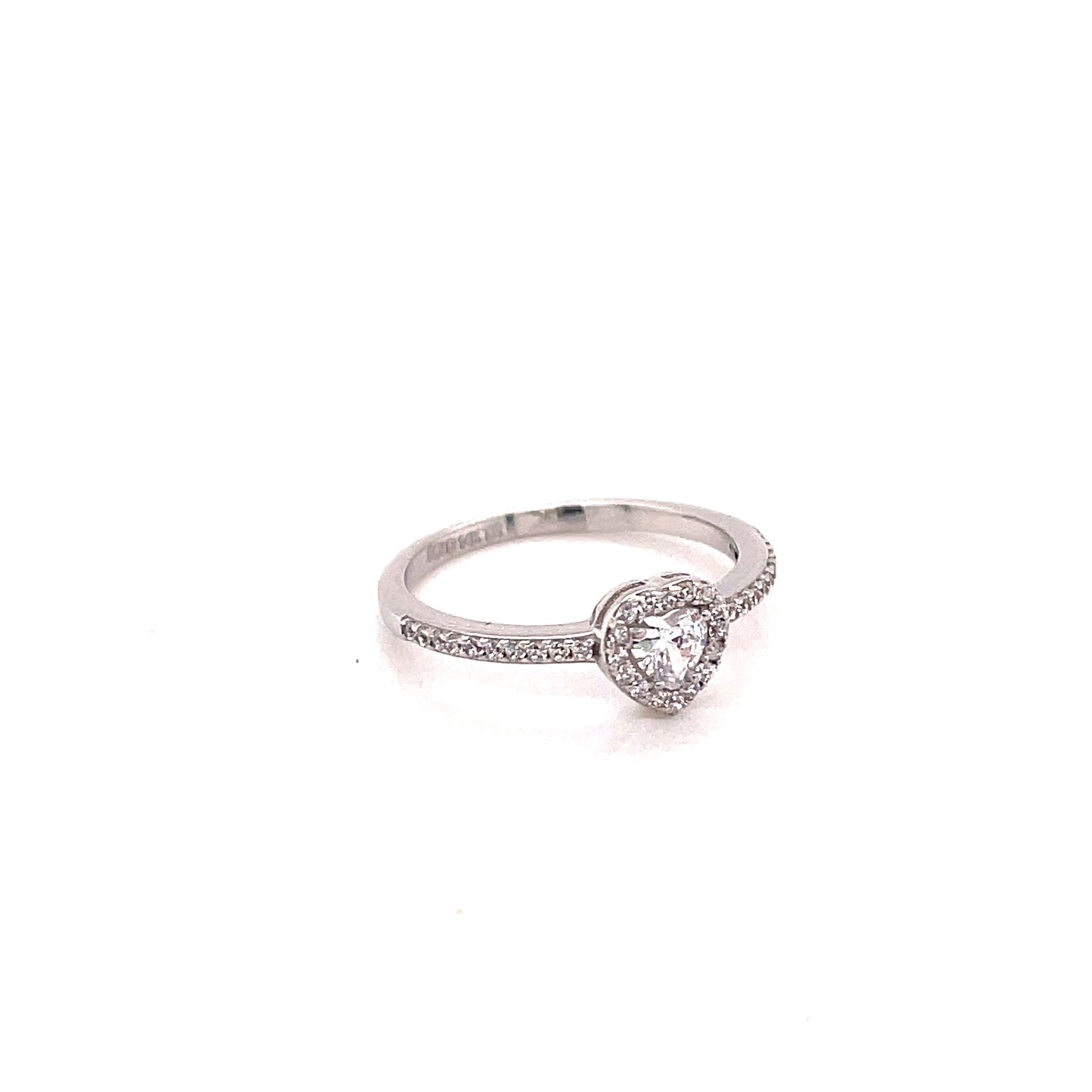 Anillo compromiso Oro Blanco 14k #8092