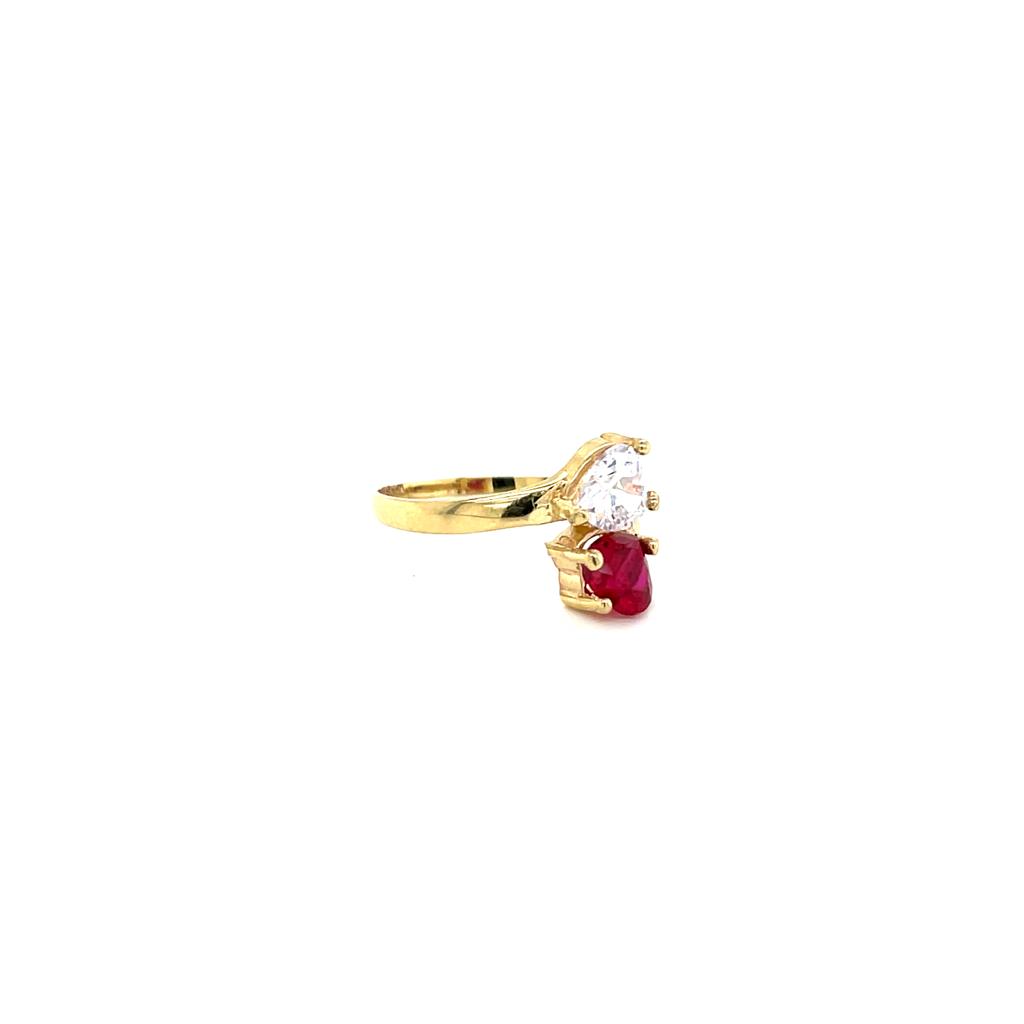 Anillo Dama Oro 10k #9582