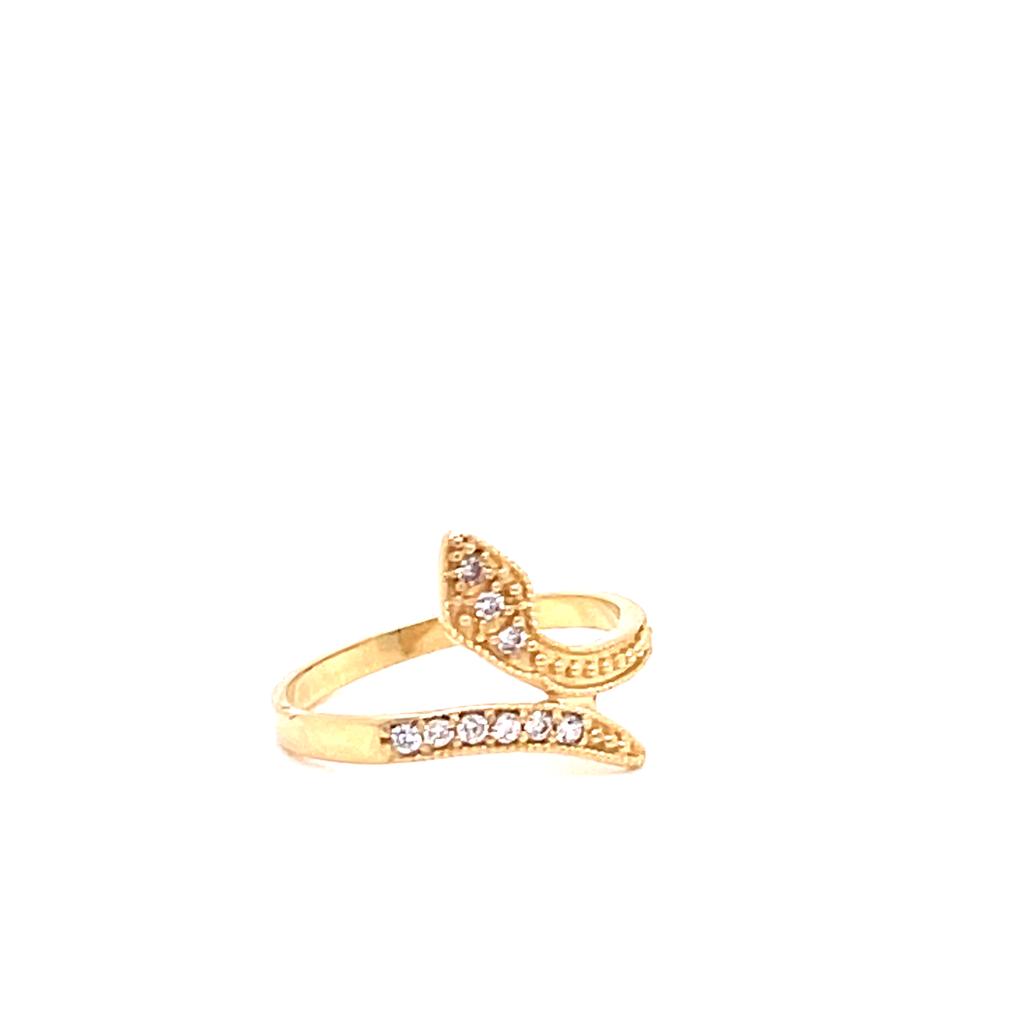 Anillo Oro Dama 10k #9085