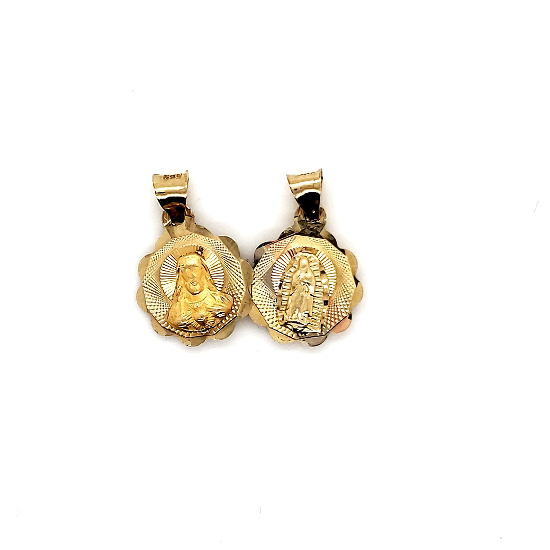 Medalla Oro Amarillo 10k #5277