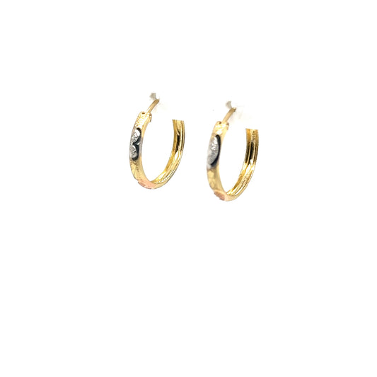 Arracada Oro 14k #11342