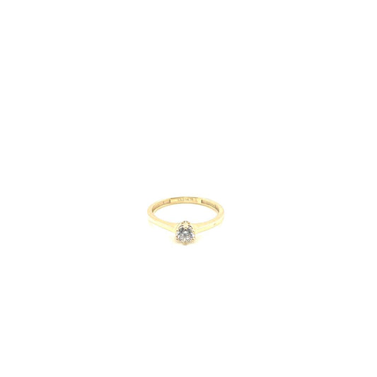 Anillo compromiso Oro 14k Amarillo   #10334