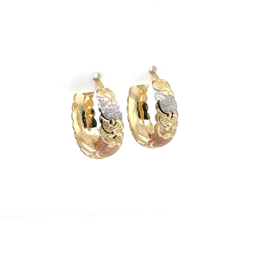 Arracada Oro 14k #11332